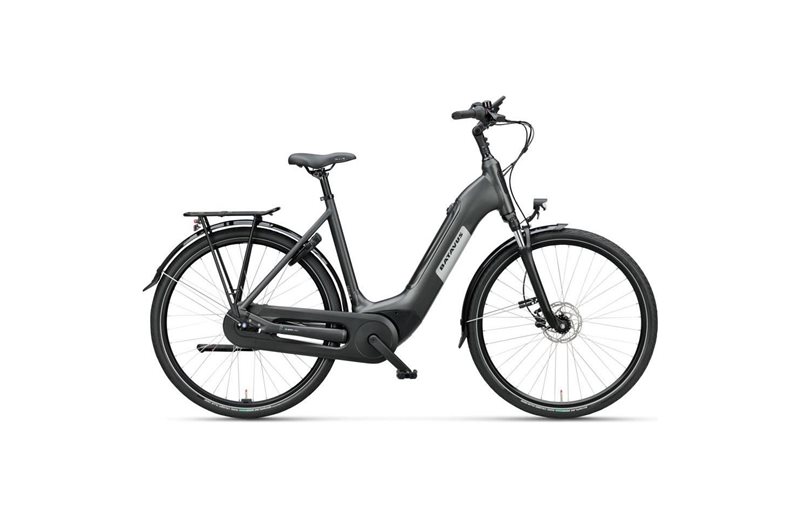Naisten sähköpyörä Batavus Altura Power Pro Smoking Black