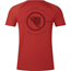 Cykeltröja Endura Loop S/S Tech Tee Brick Red