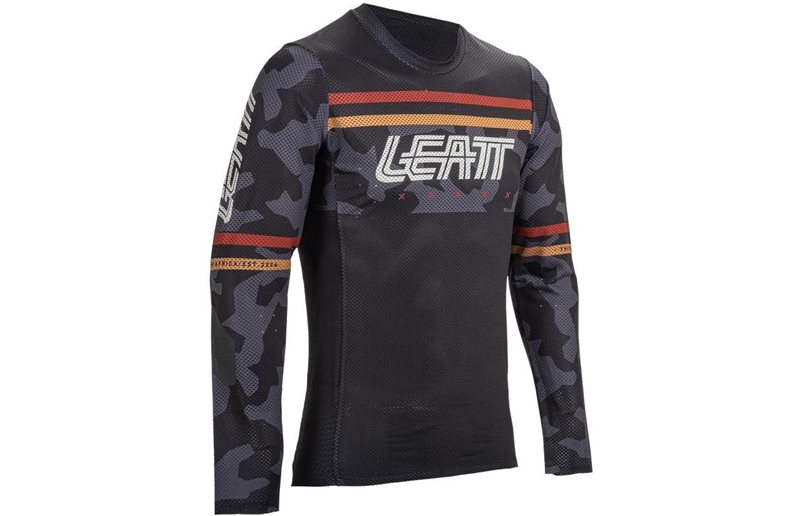 Cykeltröja Leatt Jersey MTB Gravity 4.0 L/S Black