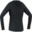 Aluskerrasto Gorewear M Base Layer LS Shirt Women Black