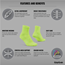 Gripgrab Sykkelstrømper Lightweight Airflow Kort Gul Hi-Vis