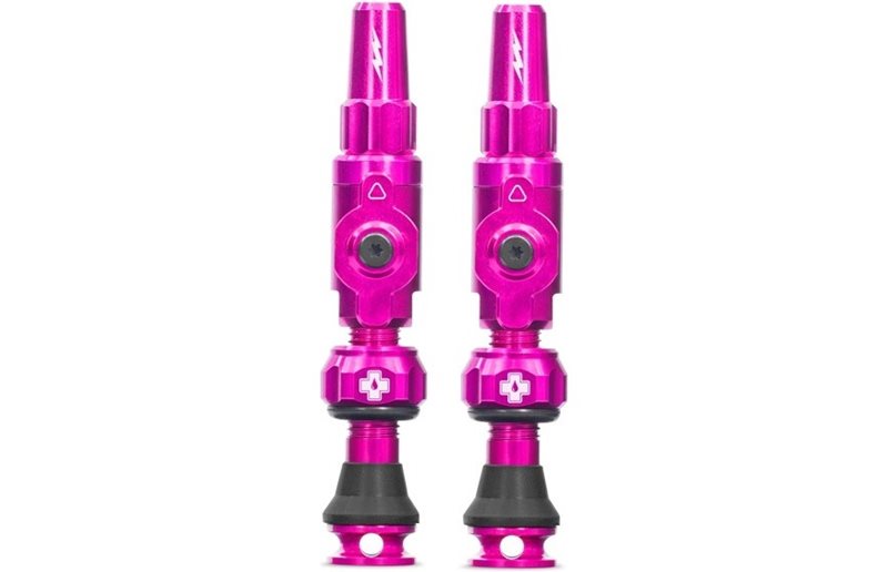 Tubeless venttiilipari Muc-Off Big Bore Lite - Presta 30mm Pinkki