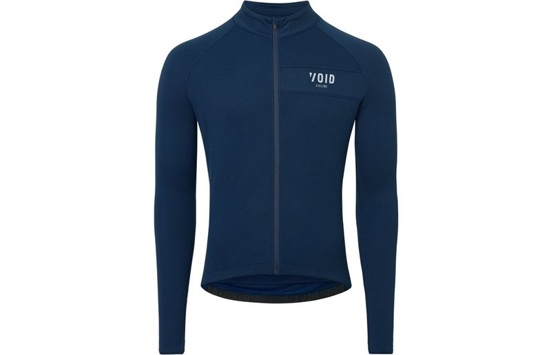 VOID Cykeltrøje Void Merino Jersey LS Men Dark Blue