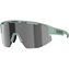 Matte Green-Smoke Silver Mirror