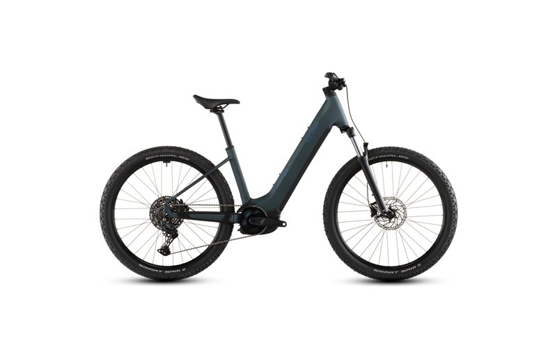 El MTB Cube Reaction Hybrid ONE 600 LS PL CX Royalgreen/Prism