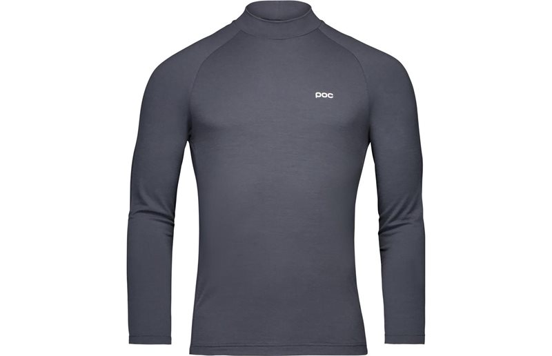Underställ POC M's Layer Merino Mock Neck Jersey Sylvanite Grey