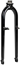 Trek Framgaffel Wahoo 24" Svart