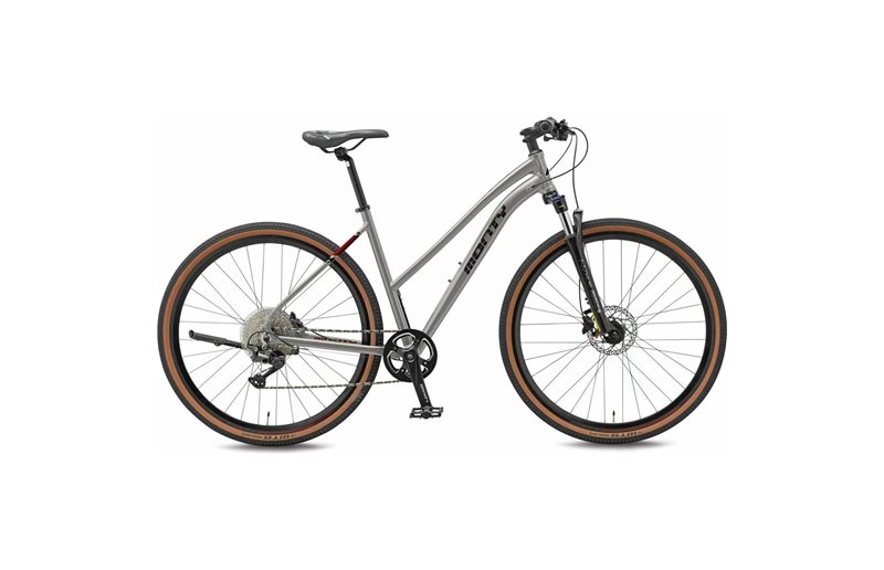 Hybridcykel Dam Monty Corsa Grey/Black/Red
