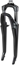 Bontrager Framgaffel 1Pc Forklight V Sort