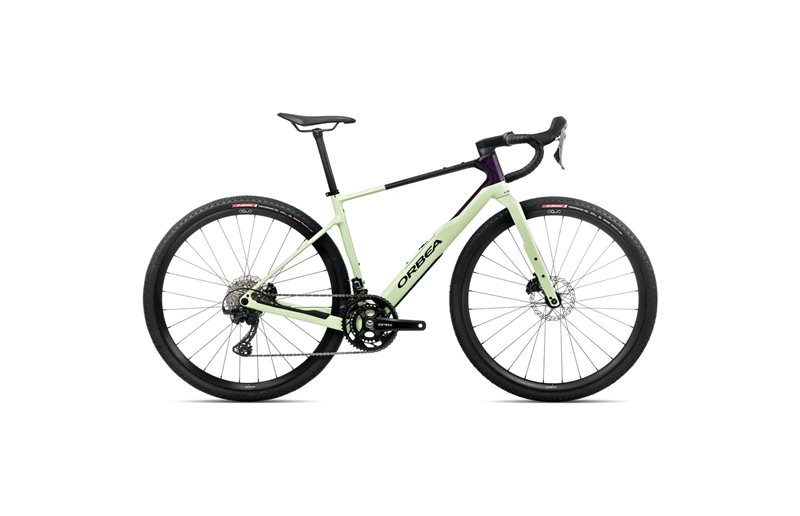 Gravelbike Orbea Terra M20Team Acid Gum/Fantasy Purple Carbon View