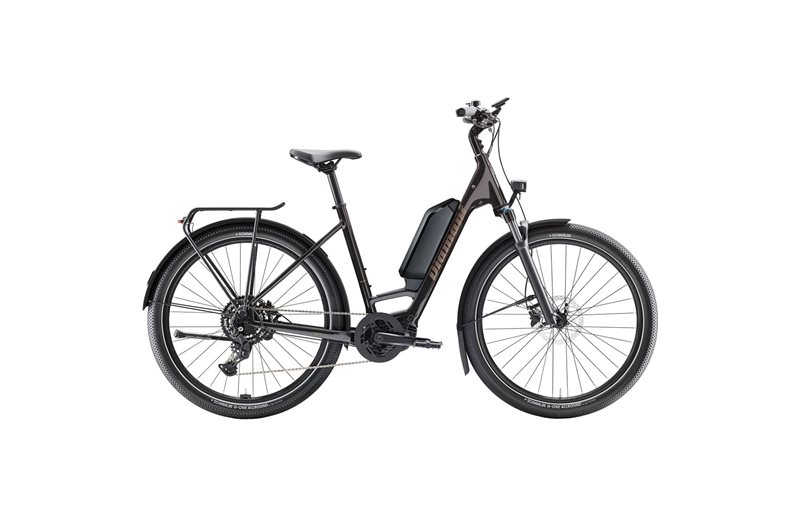 Elcykel Diamant Zing Trip Core Lowstep 800Wh Samtschwarz Metallic