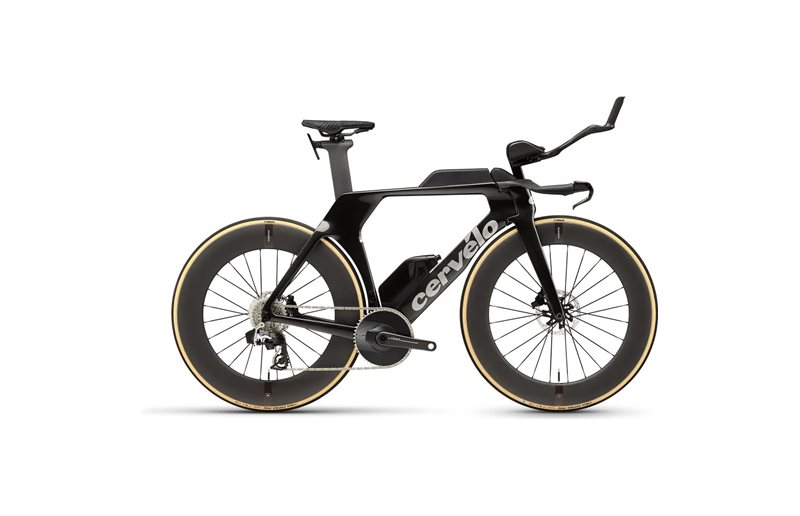 Triathlon cykel Cervelo P5 RED AXS 1 Five Black/Black