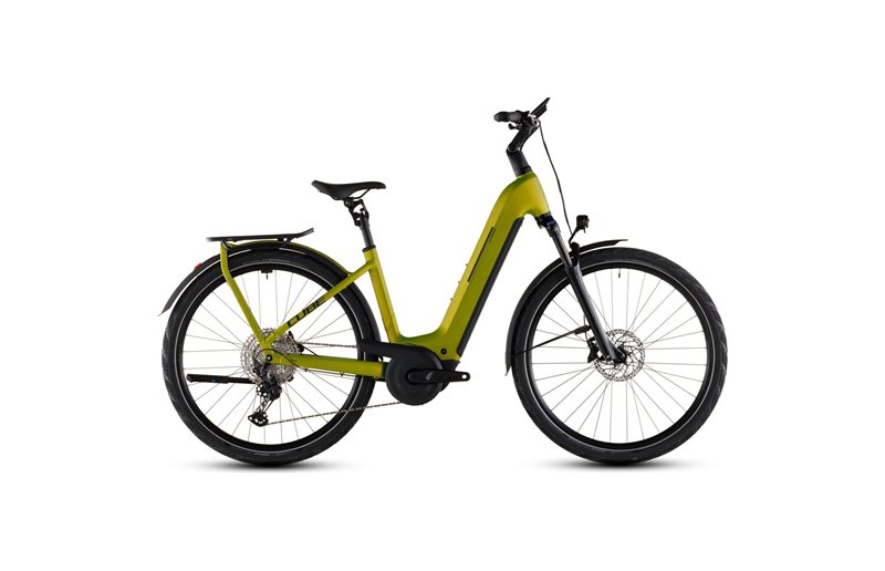 Hybridcykel el Cube Kathmandu Hybrid Pro 800 Low Lizard/Black
