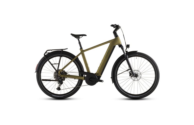 Sähköpyörä hybridi Cube Touring Hybrid Pro 800 Goldenlime/Black
