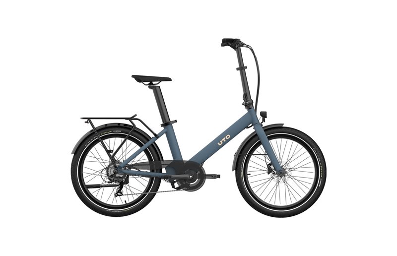 Hopfällbar Elcykel UTO Og24 Ocean Blue 24"