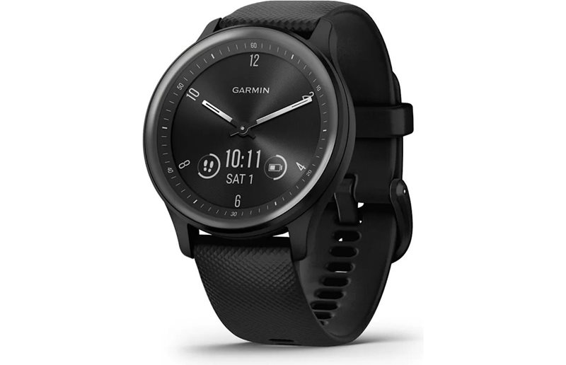 Kuntoilu-älykello Garmin vívomove Sport Ww, Black, Silicone