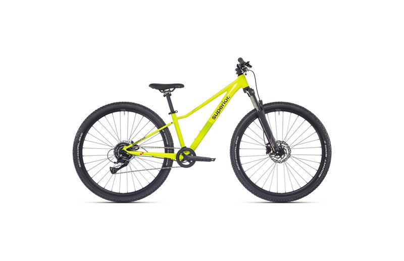 Lasten polkupyörä Superior RACER 27 Matte Radioactive Yellow