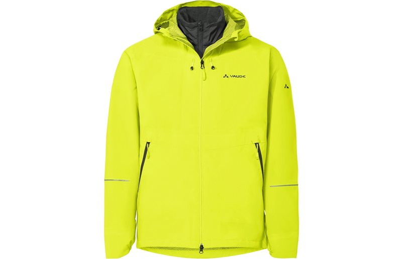 Cykeljacka Vaude Men's Yaras 3in1 Jacket II Bright Green