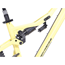 Täysjousto maastopyörä Rock Machine Whizz FS II 90 AXS 29/27.5 Sulfur Yellow