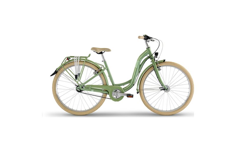 Barncykel Puky Skyride 26-7 Classic Retro Green