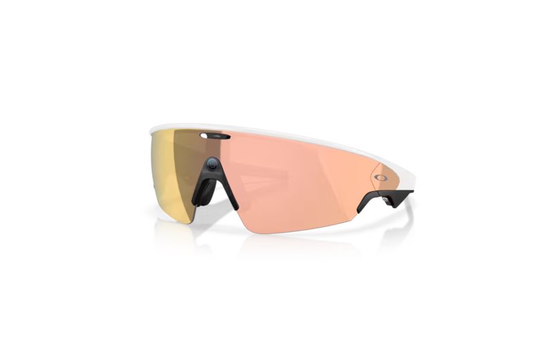 Cykelglasögon Oakley Meta Vanguard AI Smart Glasses White/Prizm Rose Gold