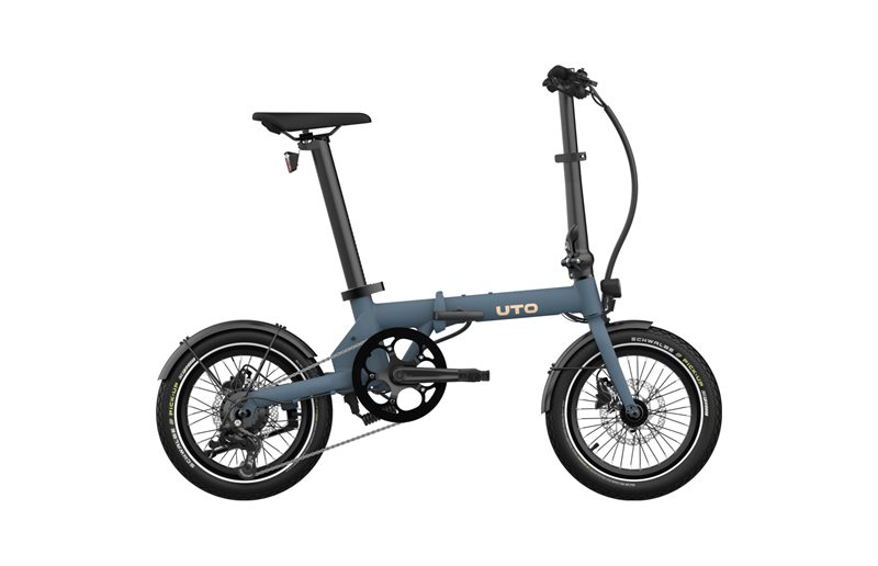 Hopfällbar Elcykel UTO Og16 Ocean Blue 16"