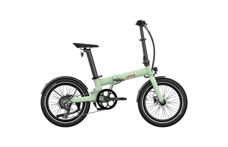 Hopfällbar Elcykel UTO Og20 Sage Green 20"