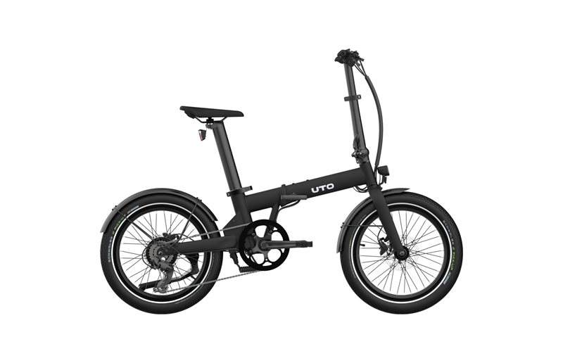 Hopfällbar Elcykel UTO Og20 Onyx Black 20"