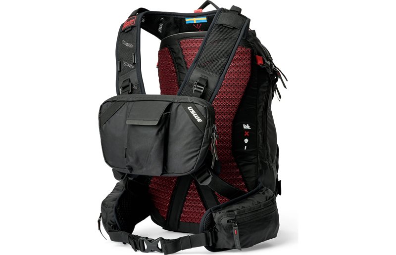 USWE VST Detachable Chest Pocket for Daypack Black