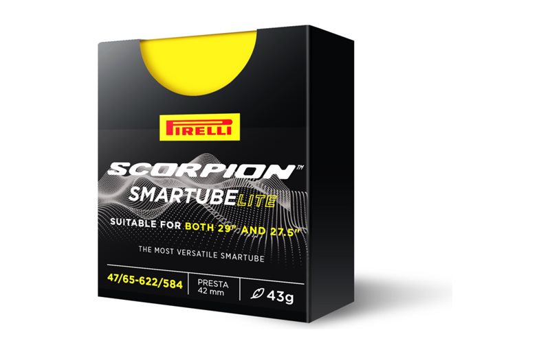 Sykkelslange Pirelli Scorpion SmarTUBE Lite 47/65-622/584 Presta 42mm Yellow
