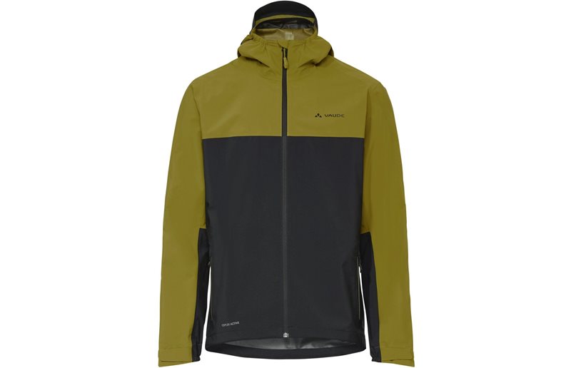 Cykeljacka Vaude Men's Moab Rain Jacket Dark Leaf