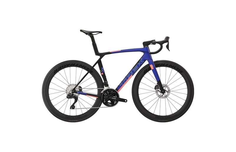 Racercykel allround Trek Madone SL 6 Gen 8 Matte Cobalt/Trek Black/Living Coral