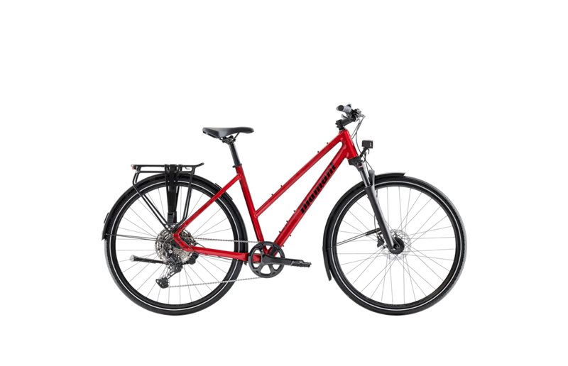 Hybridcykel Diamant Mahon Trip Plus Midstep Aventurinrot Metallic