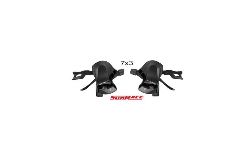 Sunrace Girvelger M400 Trigger 3-girs Venstre Forside