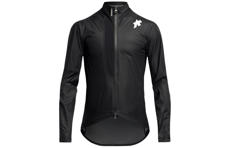 Cykeljacka Assos EQUIPE RS SCHLOSSHUND Rain Jacket S11 Black Series