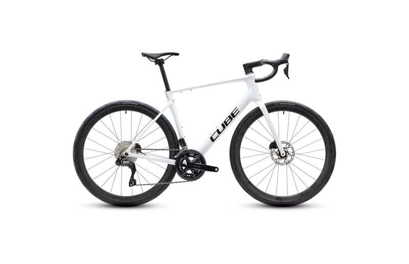 Racercykel allround Cube Attain C:62 SLX Metallicwhite/Black