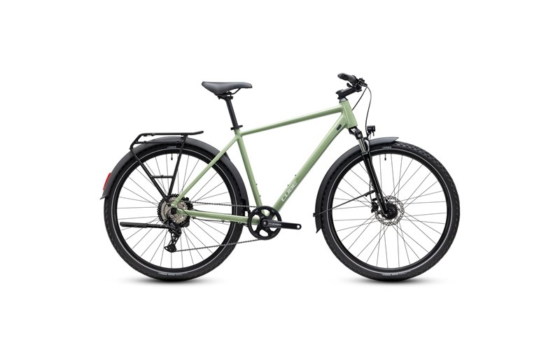 City-hybridipyörä Cube Nature ONE FE High Almondgreen/Green