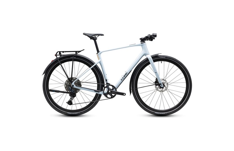 City-hybridipyörä Cube Nulane C:62 SLX FE Glacier/Black