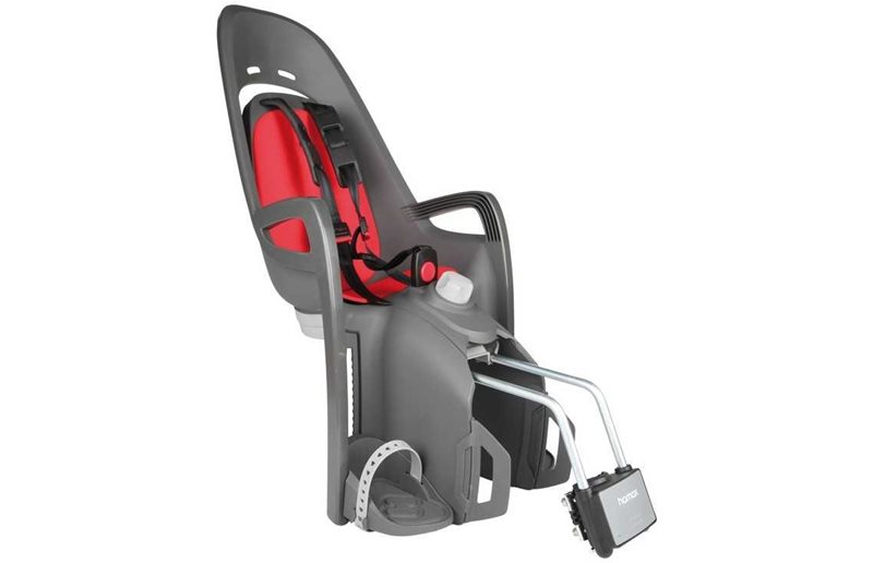 Hamax Cykelsits Zenith Relax Med Ramfäste Grey W/ Red Padding
