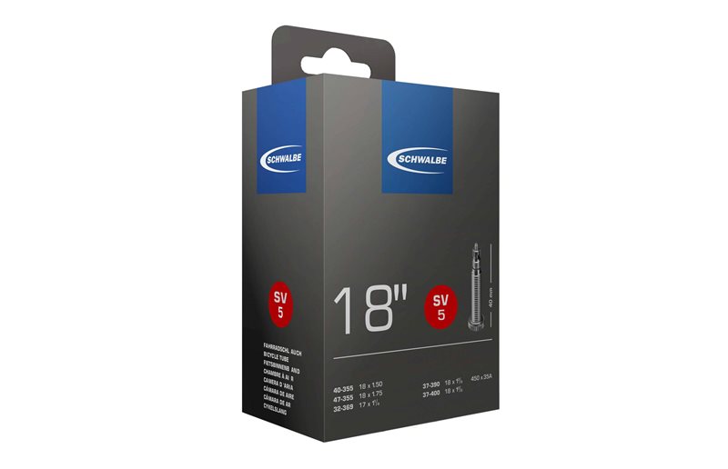 Sisärengas Schwalbe SV 5 Standard 18" 32/47-355/400 PV Presta-venttiili 40mm