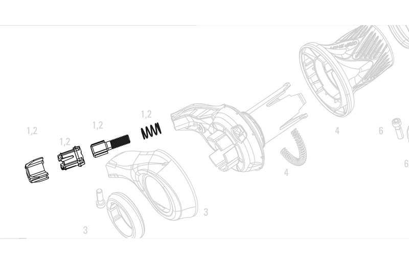 Sram Grip Shift Tønnejusterer for Xx1