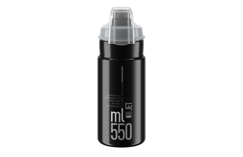 Sykkelflaske Elite Jet Plus 550Ml