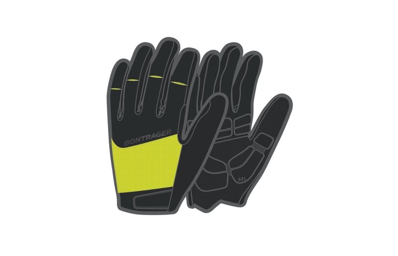 Bontrager Sykkelhansker Circuit FF Gel Yellow
