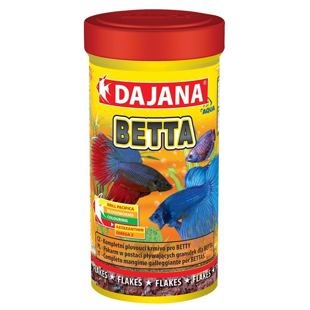 Dajana Betta Flakes - Flingor - 25 g / 100 ml