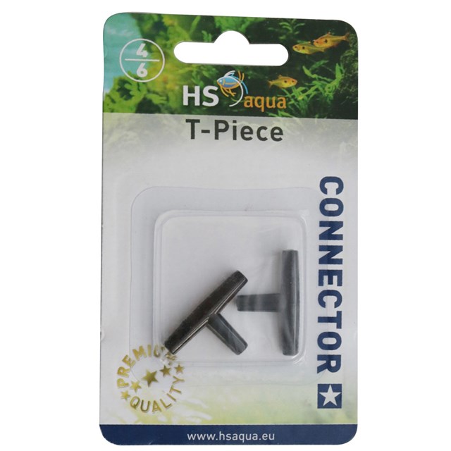 HS Aqua T-koppling - 4/6 mm - 2-pack