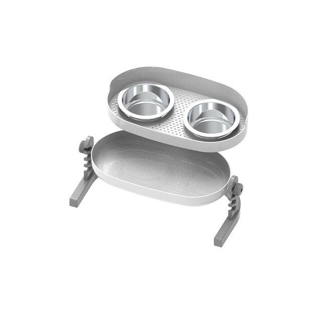 Lifestyle 4 Pets Elevated Double Dinner - 2x800 ml
