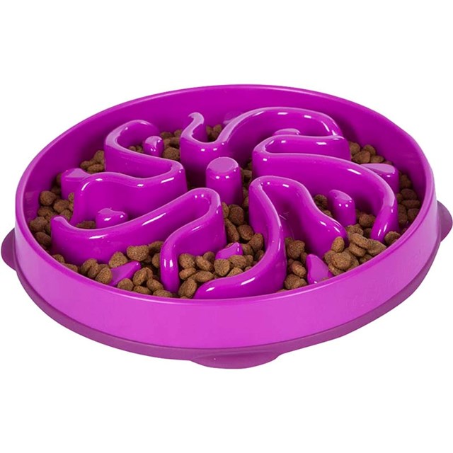 Fun Feeder Slo Bowl - Lila - L - Ø28x5cm - 1000 ml