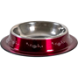 Kattskål Rostfri Nontip Lila med Fiskar - 250 ml