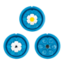 Catit Flower LED - Vattenfontän - 3 liter
