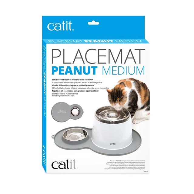 Catit Placemat - Underlägg - Grå - 46x29x2,5 cm